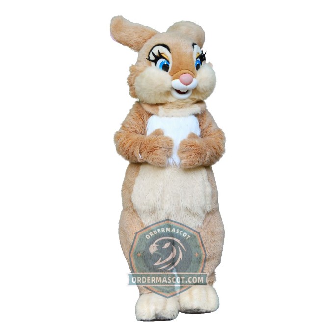 Miss Bunny Rabbit Mascot Costume For Adult