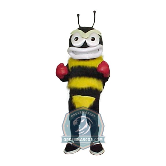 Boxing Bee Mascot Costume