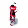  Fierce Red Bee Mascot Costume