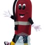 Fire Extinguisher Mascot Costume