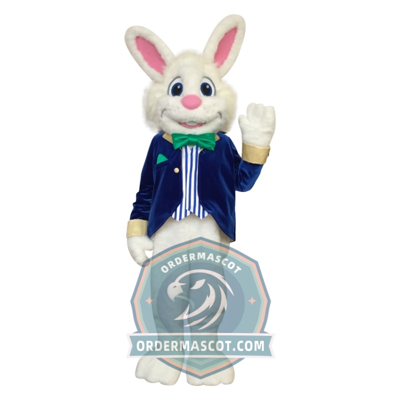 Adult White Rabbit Mascot Costume