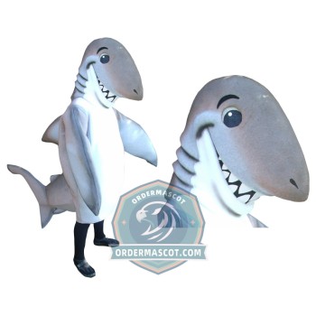 Realistic Lightweight Shark Mascot Costume