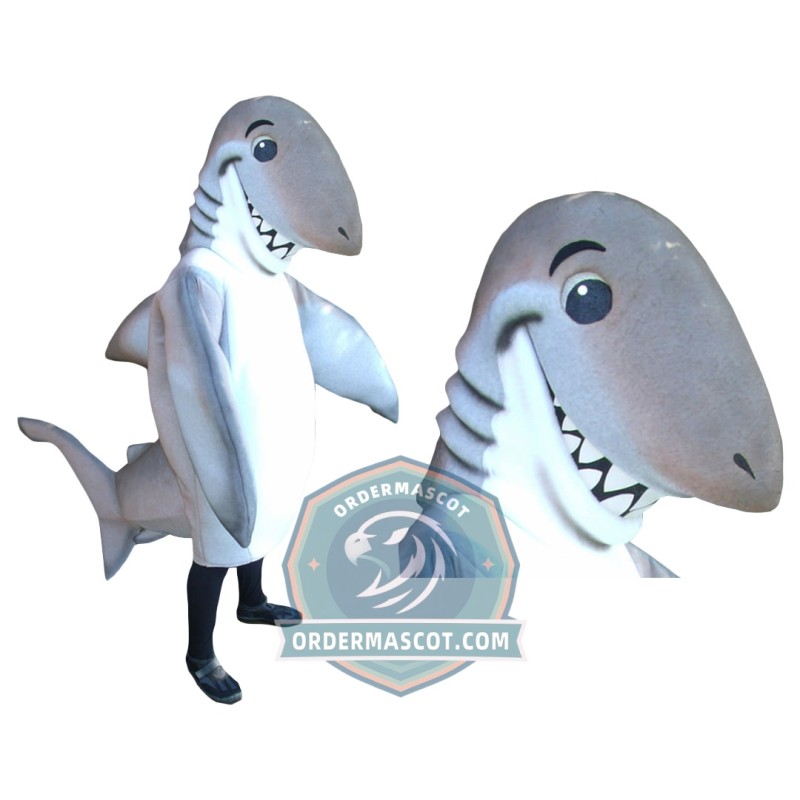 Realistic Lightweight Shark Mascot Costume
