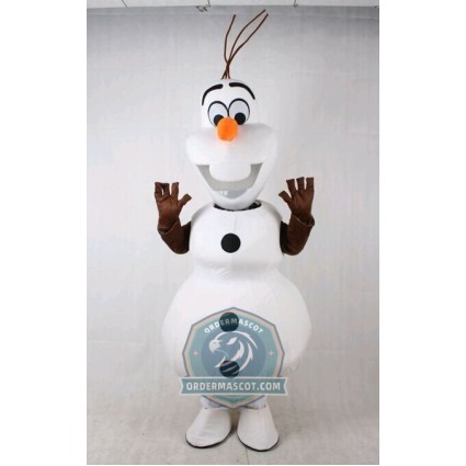 Happy Olaf Mascot Costume For Adult