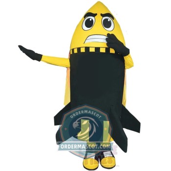 Realistic Rocket Mascot Costume