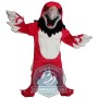 Red Lightweight Hawk Mascot Costume