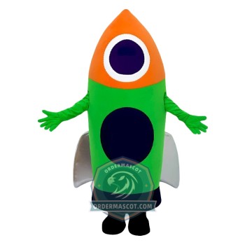 Realistic Lightweight Rocket Mascot Costume