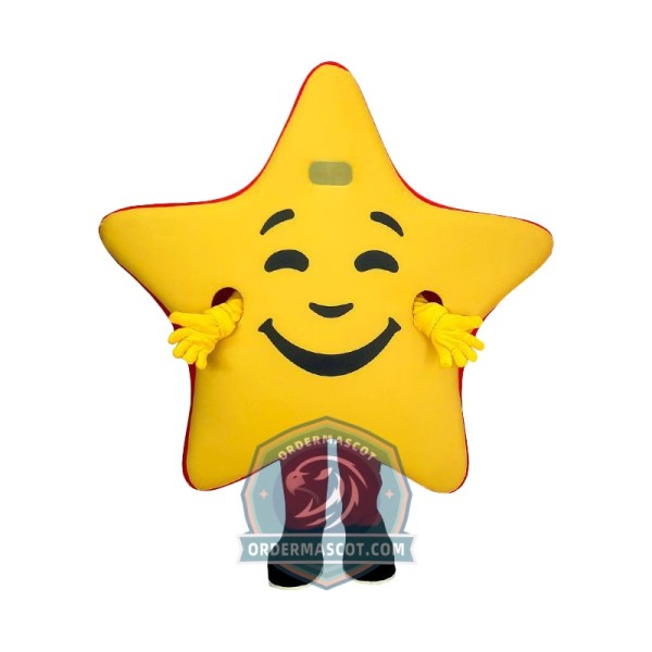 Happy Five Star Mascot Costume