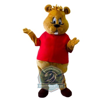 Adult Lightweight Beaver Mascot Costume