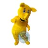 Yellow Rhino Mascot Costume