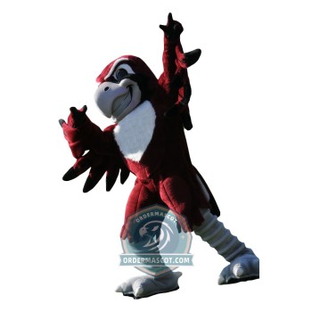 Fierce Red Eagle Mascot Costume