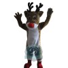 Rudolph Reindeer Mascot Costume