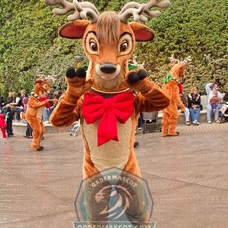 Christmas Reindeer Mascot Costume