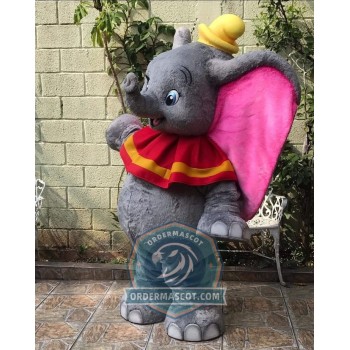 Dumbo the Elephant Mascot Costume
