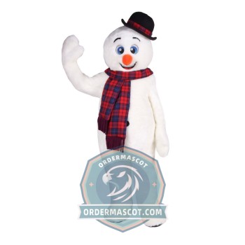 Cute Lightweight Snowman Mascot Costume