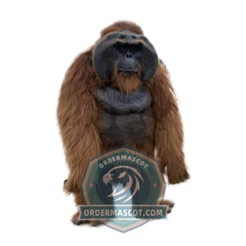 Realistic Orangutan Mascot Costume