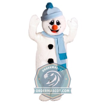 Lovely Snowman Mascot Costume