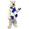 Realistic Polar Bear Mascot Costume