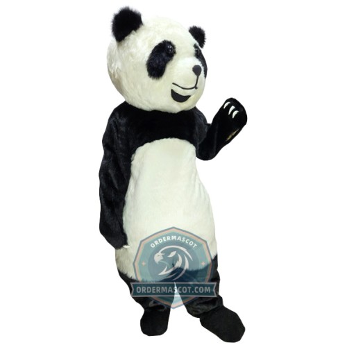 Realistic Panda Mascot Costume For Adult