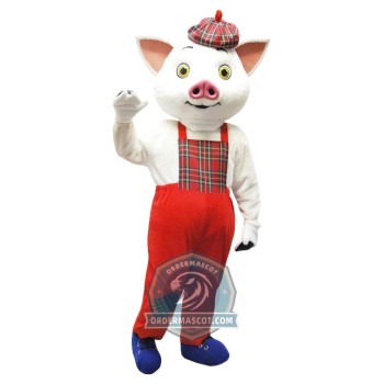 Realistic Pig Mascot Costume