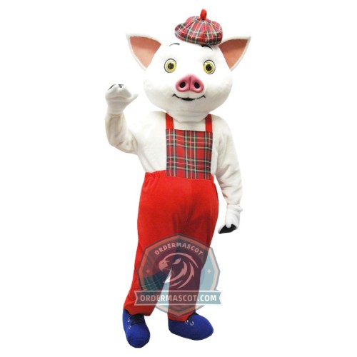 Realistic Pig Mascot Costume