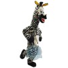 Happy Zebra Mascot Costume