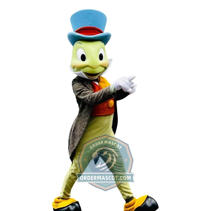 Deluxe Jiminy Cricket Mascot Costume