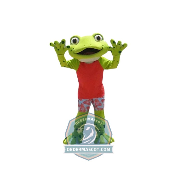Deluxe Lightweight Frog Mascot Costume