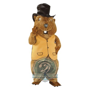 Beaver Mascot Costume For Adult