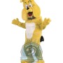 Yellow Bulldog Mascot Costume