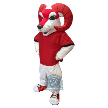 Red Ram Mascot Costume