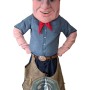 Realistic Lightweight Cowboy Mascot Costume