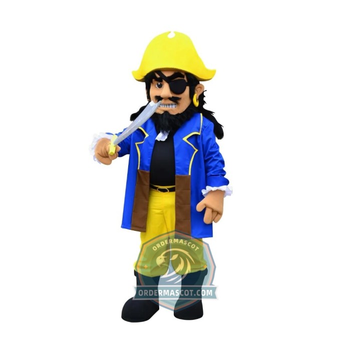 Realistic Lightweight Pirate Mascot Costume