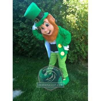 Realistic Lightweight Leprechaun Mascot Costume