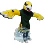 Yellow Hawk Mascot Costume