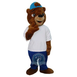 Happy Lightweight Bear Mascot Costume