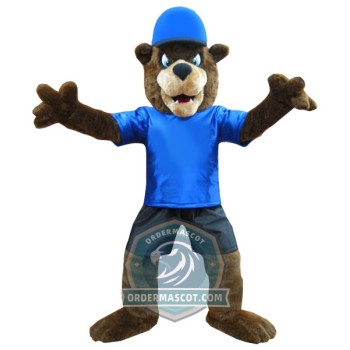 Deluxe Fierce Lightweight Bear Mascot Costume