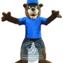 Deluxe Fierce Lightweight Bear Mascot Costume