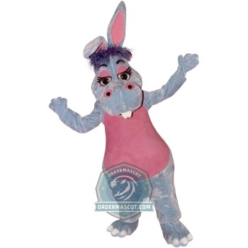Female Donkey Mascot Costume