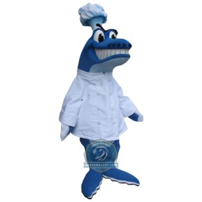 Chef Whale Mascot Costume