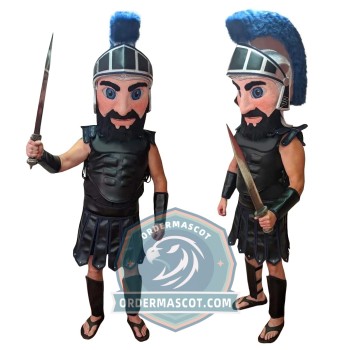 Black Lightweight Knight Mascot Costume