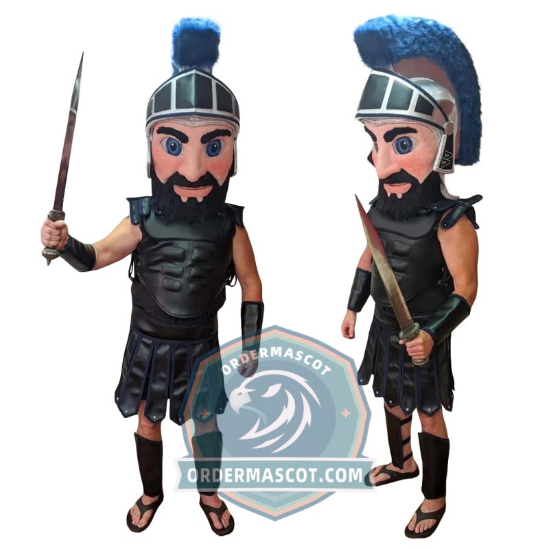 Black Lightweight Knight Mascot Costume