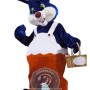 Blue Easter Bunny Mascot Costume