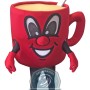 Red Lightweight Coffee Cup Mascot Costume