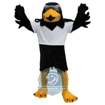 Black Hawk Mascot Costume