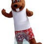Happy Beaver Mascot Costume
