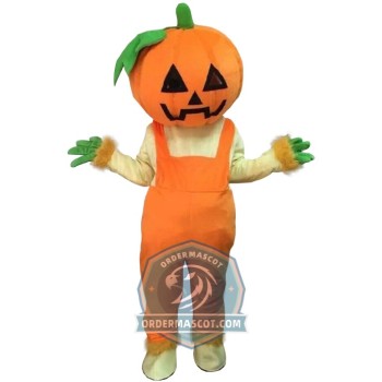 Halloween Pumpkin Boy Mascot Costume