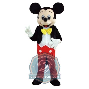 Happy Lightweight Mickey Mascot Costume