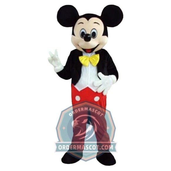 Happy Lightweight Mickey Mascot Costume