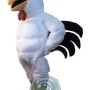 Muscular Rooster Mascot Costume